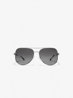 Michael Kors Chianti Women Sunglasses SILVER | USARVN1032