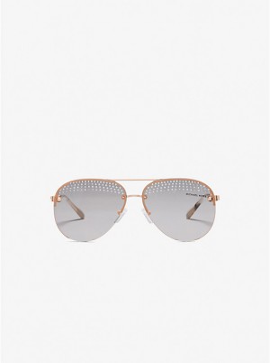 Michael Kors East Side Women Sunglasses ROSE GOLD | USAQMW1036