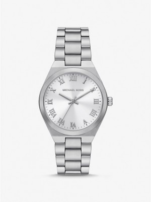 Michael Kors Lennox Silver-Tone Women Watch SILVER | USAZUF1588