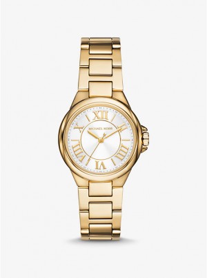 Michael Kors Mini Camille Gold-Tone Women Watch GOLD | USASGC1596