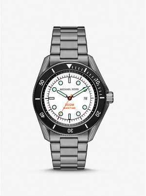 Michael Kors Oversized Maritime Gunmetal Men Watch GUNMETAL | USATCA2071