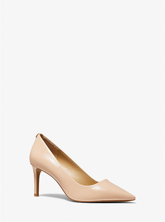 Michael Kors Alina Flex Faux Patent Leather Women Pumps LIGHT BLUSH | USAFDH1725