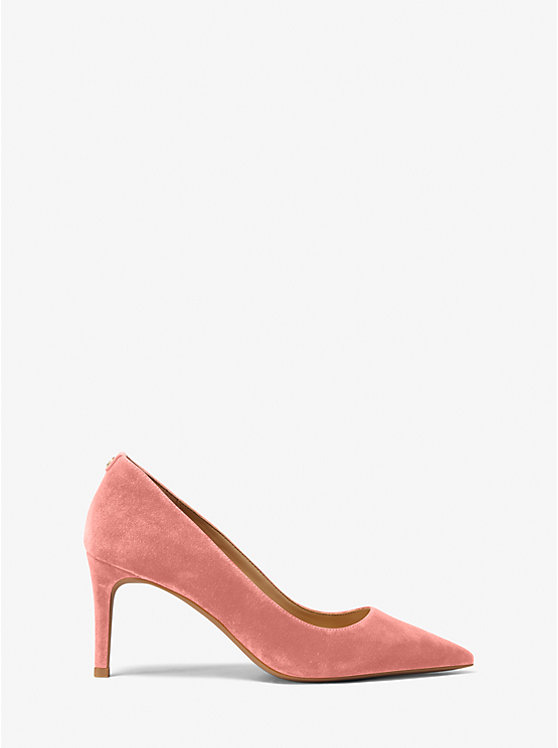 Michael Kors Alina Flex Suede Women Pumps SUNSET ROSE | USALIX1730