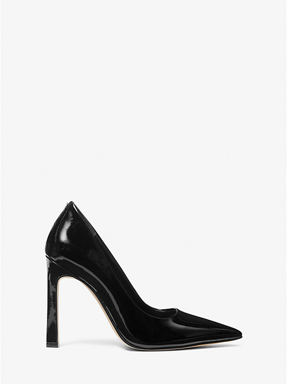 Michael Kors Amara Patent Leather Women Pumps BLACK | USAMQQ1737