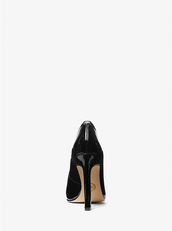 Michael Kors Amara Patent Leather Women Pumps BLACK | USAMQQ1737