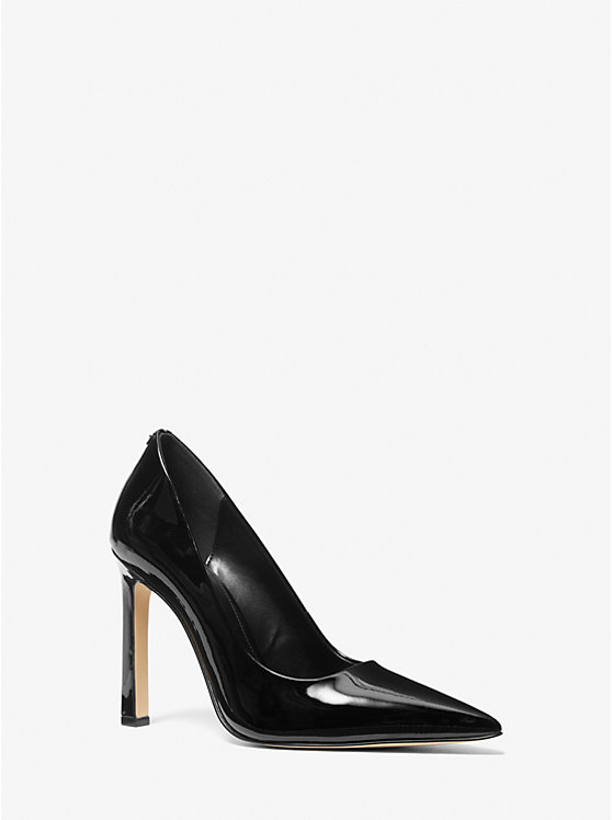 Michael Kors Amara Patent Leather Women Pumps BLACK | USAMQQ1737