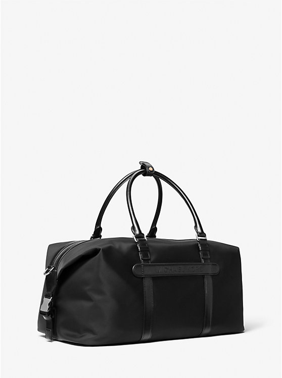 Michael Kors Brooklyn Recycled Nylon Men Duffle Bags BLACK | USAEBH2130