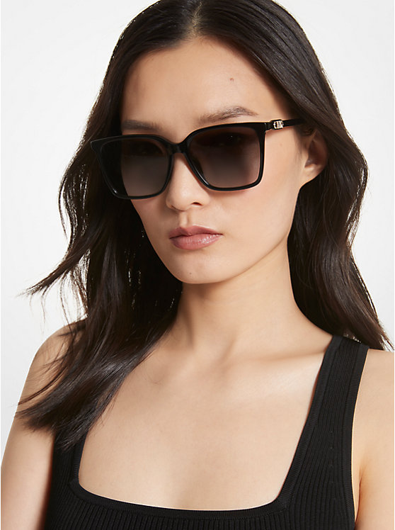 Michael Kors Canberra Women Sunglasses BLACK | USAPJL1026