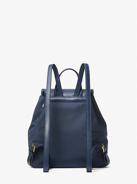 Michael Kors Cara Small Nylon Women Backpack NAVY | USAGSS1073