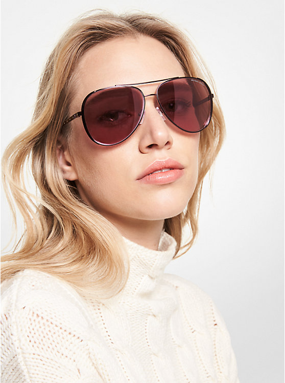 Michael Kors Chelsea Bright Women Sunglasses CORDOVAN | USAYXV1030