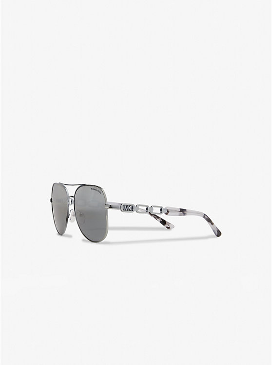 Michael Kors Chianti Women Sunglasses SILVER | USARVN1032