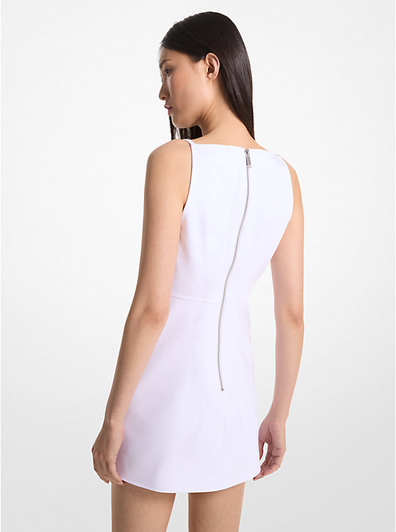 Michael Kors Cotton Blend Mini Women Dress WHITE | USADFY1283