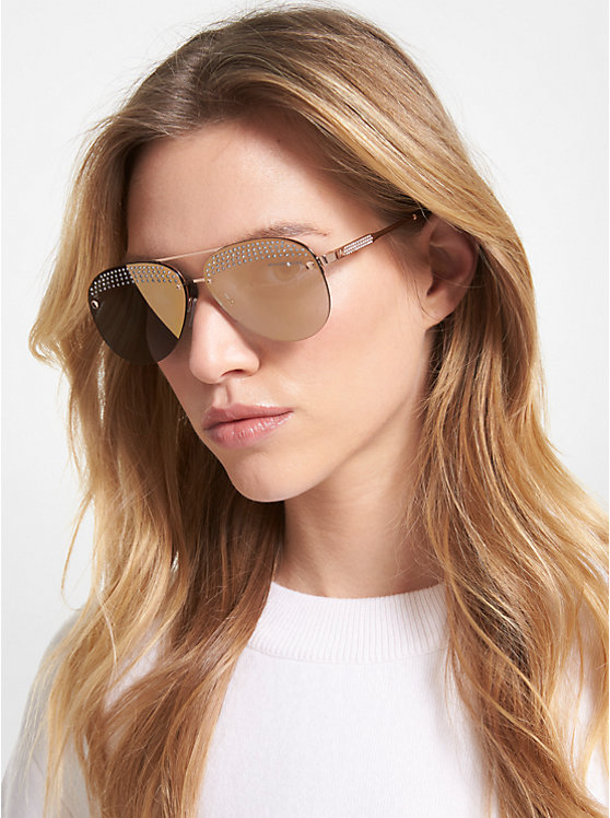 Michael Kors East Side Women Sunglasses ROSE GOLD | USAQMW1036