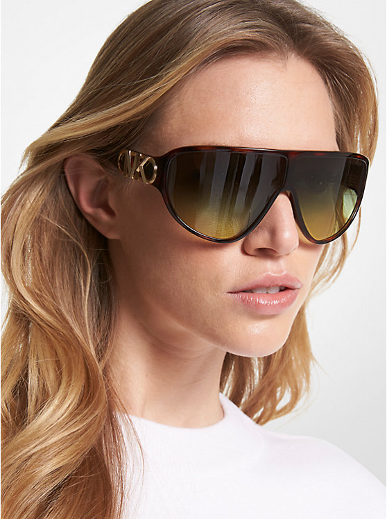 Michael Kors Empire Shield Women Sunglasses TORTOISE | USATCY1040