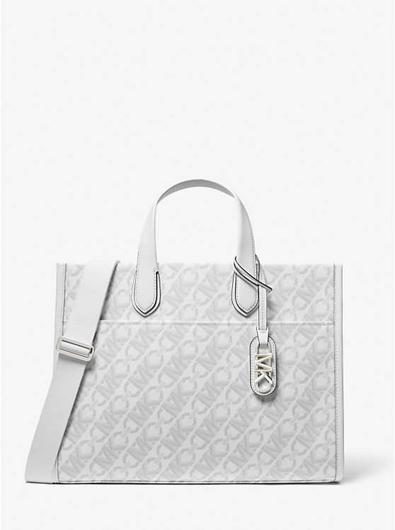 Michael Kors Gigi Large Empire Signature Logo Women Tote Bag OPT/ALLUM | USASGT1255