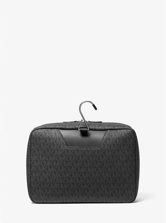 Michael Kors Hudson Logo Travel Kit Men Luggage BLACK | USASGN2139