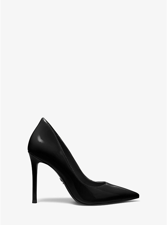 Michael Kors Keke Patent Leather Women Pumps BLACK | USAJPA1747