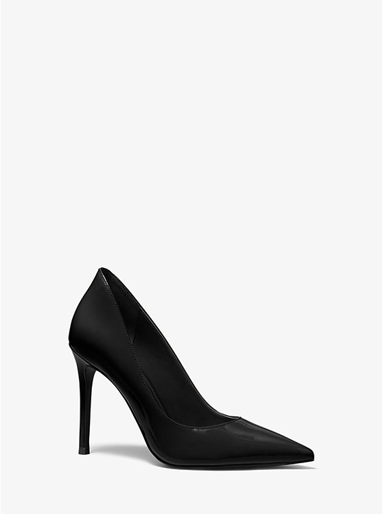 Michael Kors Keke Patent Leather Women Pumps BLACK | USAJPA1747