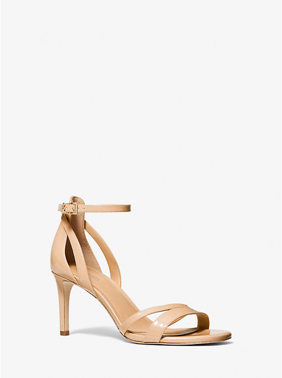 Michael Kors Kimberly Patent Women Sandals LIGHT BLUSH | USAKOR1902