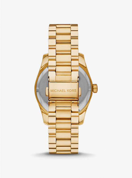 Michael Kors Lexington Pavé Gold-Tone and Jewelry Gift Set Women Watch GOLD | USAHAK1592