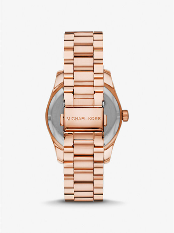 Michael Kors Lexington Pavé Rose Gold-Tone and Jewelry Gift Set Women Watch ROSE GOLD | USAGSL1593