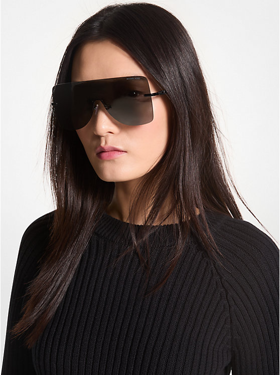 Michael Kors London Women Sunglasses BLACK | USADFF1048