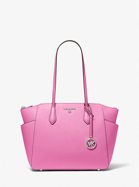 Michael Kors Marilyn Medium Saffiano Leather Women Tote Bag CERISE | USAXYF1264