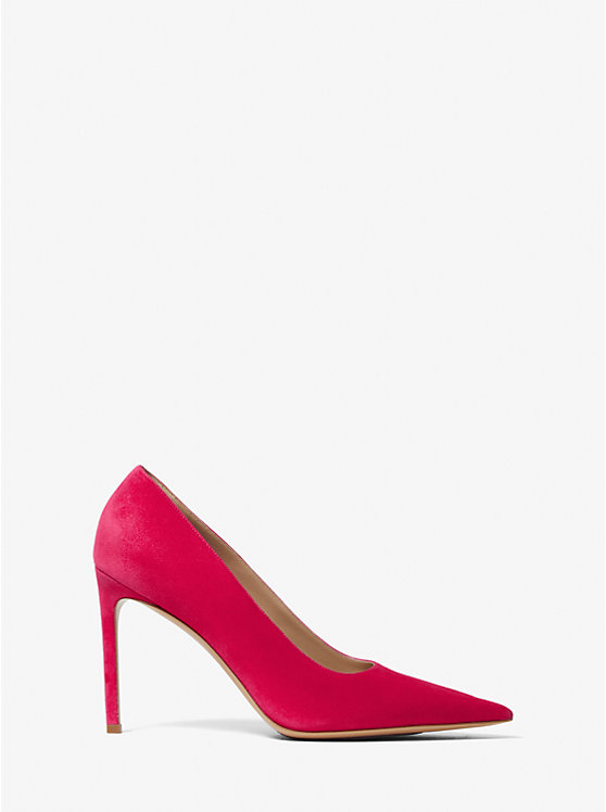 Michael Kors Martine Suede Women Pumps FUSCHIA | USASGH1752