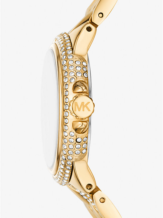 Michael Kors Mini Camille Pavé Gold-Tone Women Watch GOLD | USAAHV1597