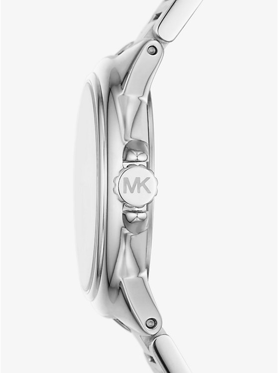 Michael Kors Mini Camille Silver-Tone Women Watch SILVER | USAUZM1601