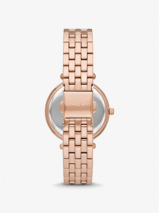 Michael Kors Mini Darci Pavé Rose Gold-Tone Women Watch ROSE GOLD | USAYXQ1602