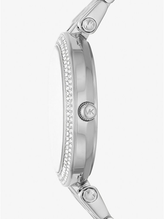 Michael Kors Mini Darci Pavé Silver-Tone Women Watch SILVER | USATCW1603