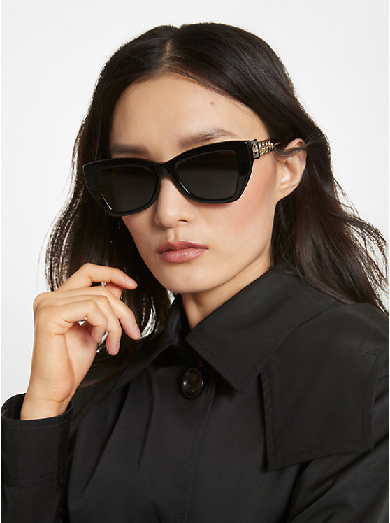 Michael Kors Montecito Women Sunglasses BLACK | USAKOL1053