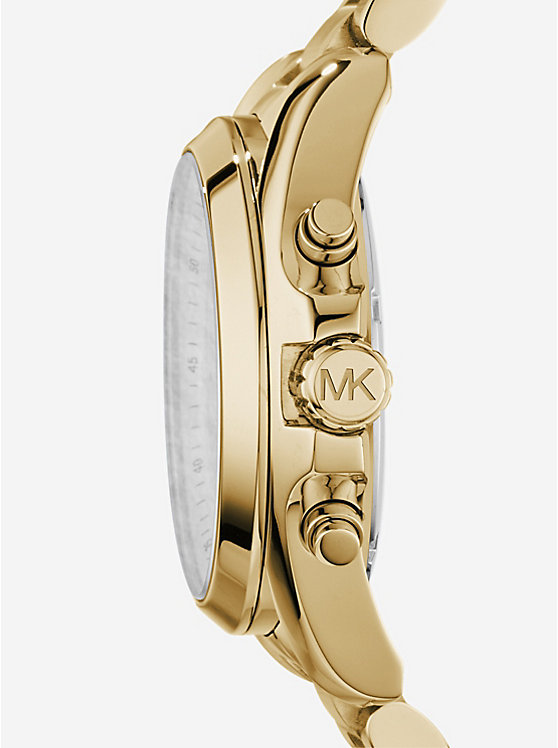 Michael Kors Oversized Bradshaw Gold-Tone Women Watch GOLD | USAYXS1613