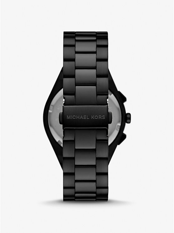 Michael Kors Oversized Lennox Black-Tone Men Watch BLACK | USAJPM2059