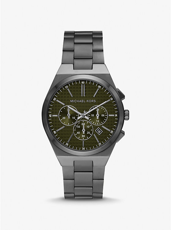 Michael Kors Oversized Lennox Gunmetal Men Watch GUNMETAL | USAFDW2062