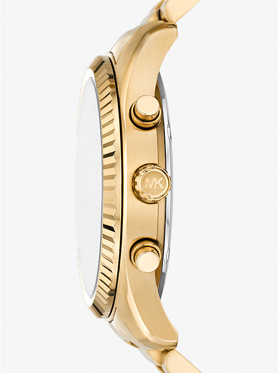 Michael Kors Oversized Lexington Gold-Tone Men Watch GOLD | USAAHT2065