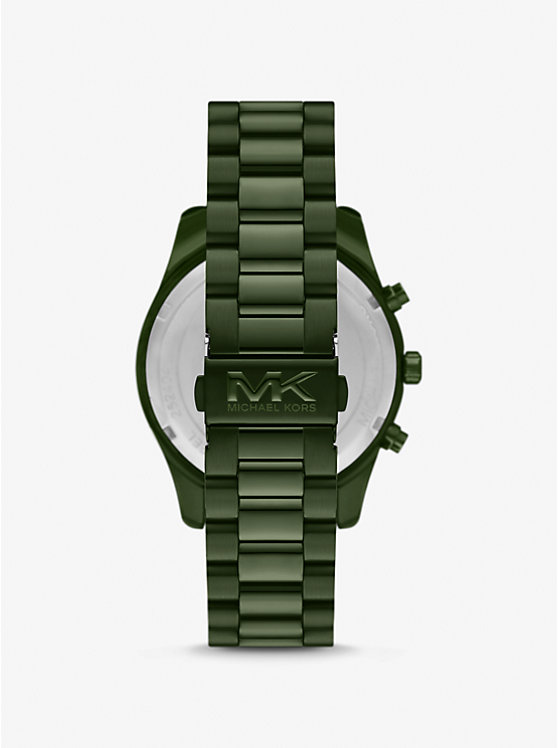 Michael Kors Oversized Lexington Green-Tone Men Watch OLIVE | USAPJY2066