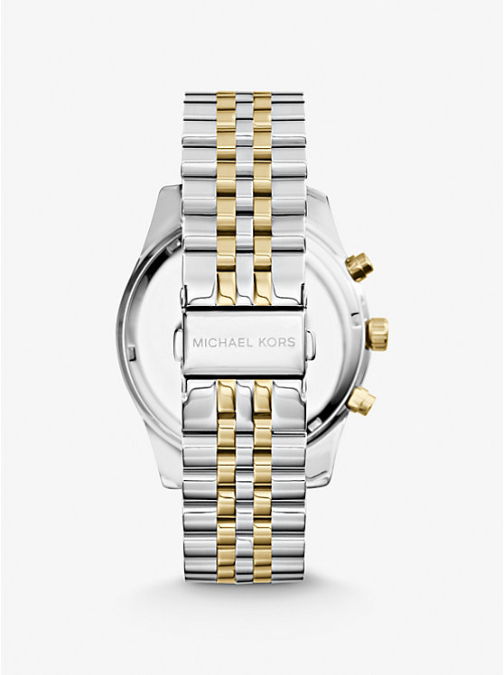 Michael Kors Oversized Lexington Two-Tone Men Watch TWO TONE | USAUZO2069