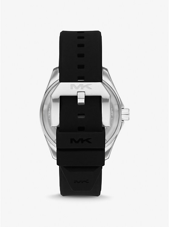 Michael Kors Oversized Maritime Silicone Men Watch BLACK | USAQMG2075