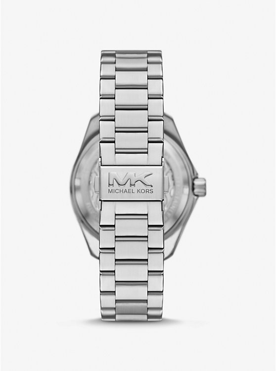 Michael Kors Oversized Maritime Silver-Tone Men Watch SILVER | USAQMH2076