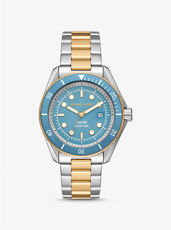 Michael Kors Oversized Maritime Two-Tone Men Watch TWO TONE | USAEBK2078