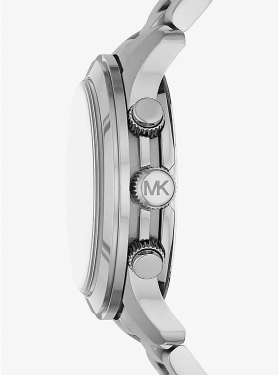 Michael Kors Oversized Runway Silver-Tone Women Watch SILVER | USAMQT1633