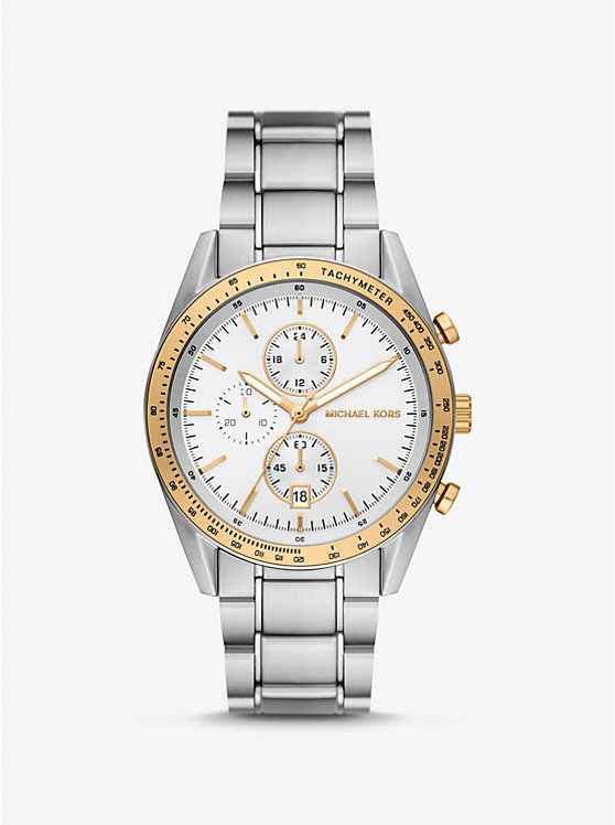 Michael Kors Oversized Warren Two-Tone Men Watch TWO TONE | USADFQ2088