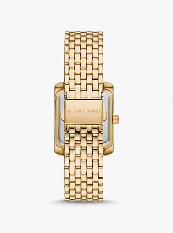 Michael Kors Petite Emery Pavé Gold-Tone Women Watch GOLD | USASGZ1648