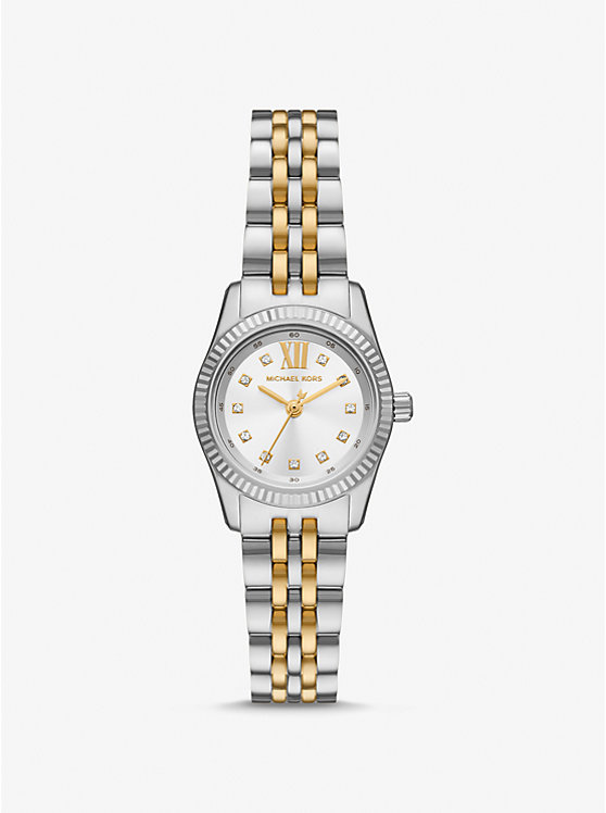 Michael Kors Petite Lexington Pavé Two-Tone Women Watch TWO TONE | USAYXM1654