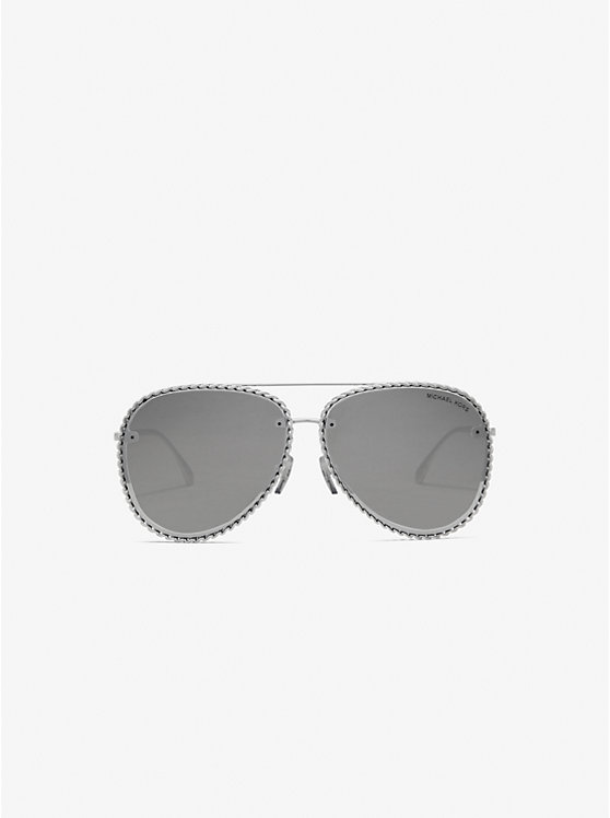 Michael Kors Portofino Women Sunglasses SILVER | USAVRB1058