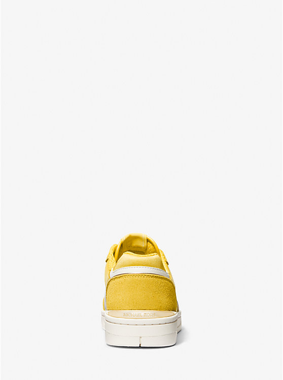 Michael Kors Rebel Leather Women Sneakers BRIGHT DANDELION | USAZUN2004