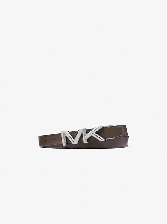 Michael Kors Reversible Leather Men Belt BLACK | USAZUP2043