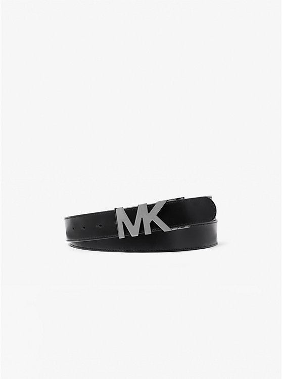 Michael Kors Reversible Logo Buckle Men Belt BLACK | USABEF2047